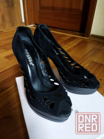 туфли женские из натурального замша + новая сумочка Донецк - изображение 2