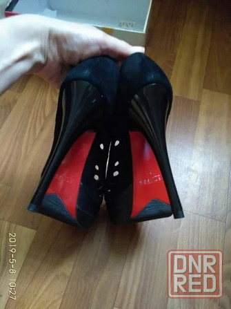 туфли женские из натурального замша + новая сумочка Донецк - изображение 6