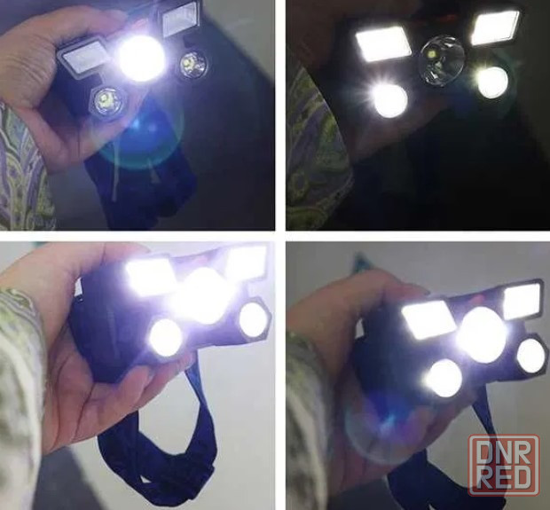 Фонарик LED налобный со встроенным аккумулятором Донецк - изображение 1