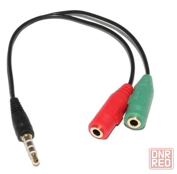 Аудио-разветвитель на микрофон и наушники Mini Jack 3.5 мм Донецк - изображение 1