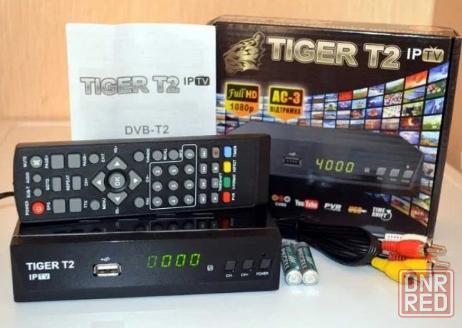 т2 приставка Ресивер TIGER T2 Youtube, IPTV Магазин Донецк - изображение 1