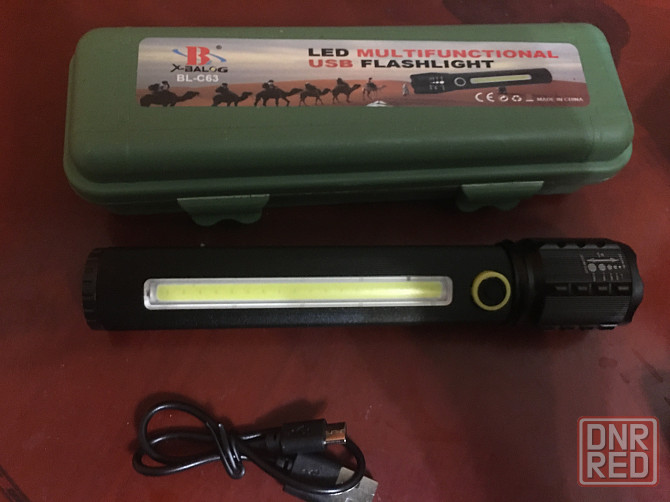 Фонарик LED USB налобный Донецк - изображение 2