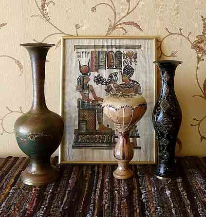 Металлические вазы, папирус, сувенир (в Донецке) Донецк