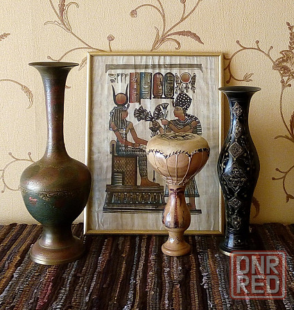 Металлические вазы, папирус, сувенир (в Донецке) Донецк - изображение 1