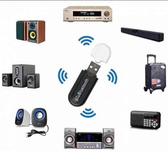 Аудио адаптер Bluetooth Wireless Audio Receiver USB-Aux, HJX-001 Донецк