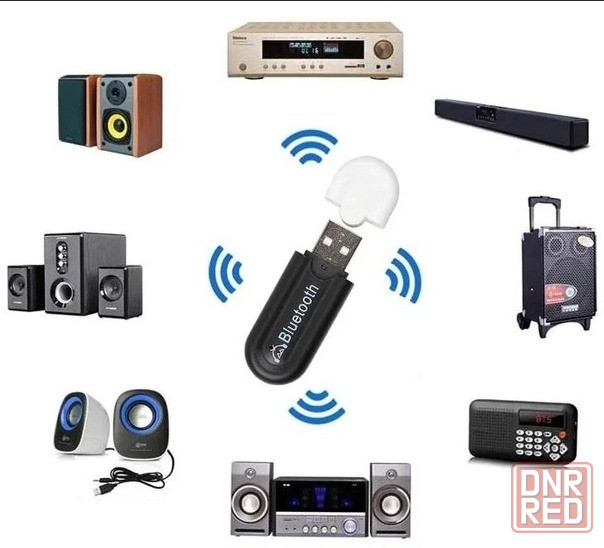 Аудио адаптер Bluetooth Wireless Audio Receiver USB-Aux, HJX-001 Донецк - изображение 2