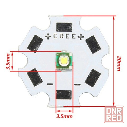 Лампы светодиодные высокой мощности CREE 3535XPE с радиатором Донецк - изображение 1