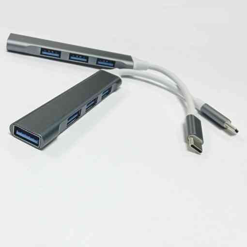 Разветвитель / HUB / концентратор OTG USB type-C to USB 3.0 (4 порта) Донецк