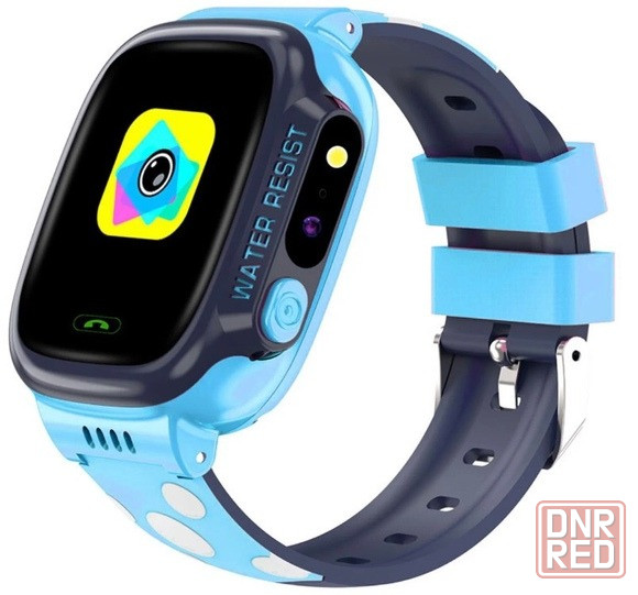 Детские умные часы Smart Baby Watch Y92 Wi-Fi, голубой Донецк - изображение 2