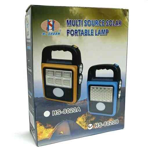 Фонарь-прожектор ручной с солнечной панелью HS-8020A, HS-8020B Донецк