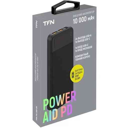 Внешний аккумулятор Power bank TFN 10.000 мАч, Power Aid PD 10 Донецк
