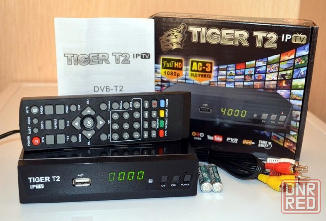 т2 приставка Ресивер TIGER T2 Youtube, IPTV Донецк - изображение 1