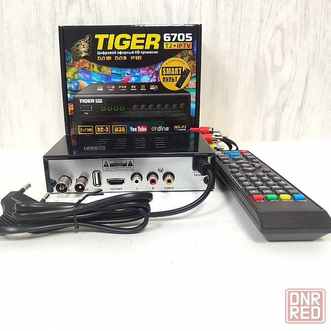 Tiger T2 IPTV 6705 Цифровой эфирный ресивер Т2 приставка Донецк - изображение 2