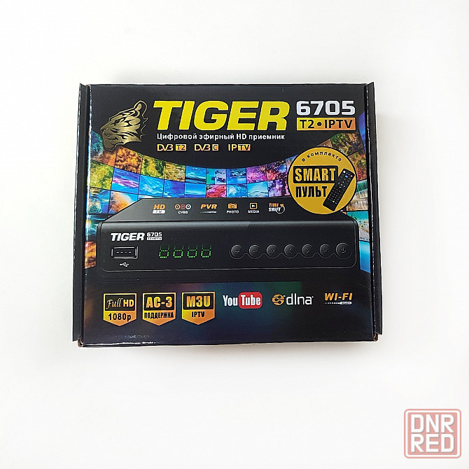 Tiger T2 IPTV 6705 Цифровой эфирный ресивер Т2 приставка Донецк - изображение 3