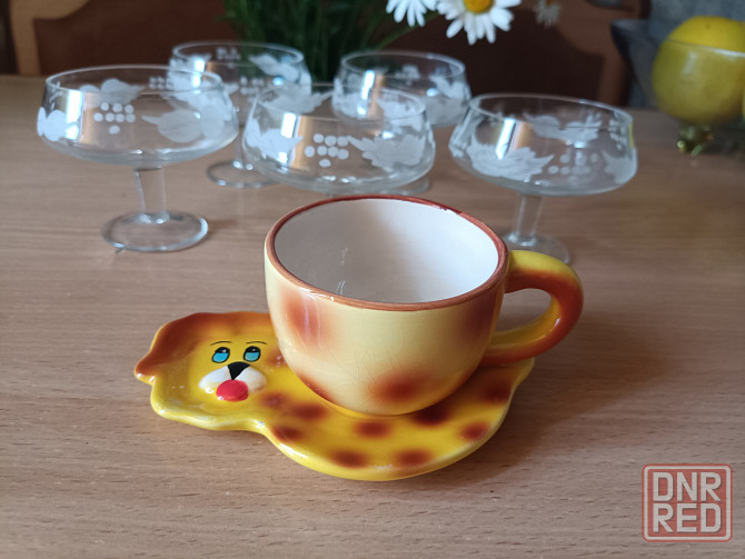 Креманки, пара для кофе, сливочник Донецк - изображение 1