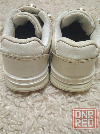 кроссовки белые на девочку от 1-1,5 лет Донецк - изображение 2