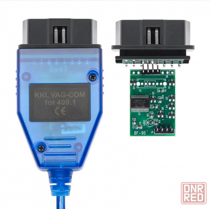 Диагностический кабель Obd2 Vag Com 409,1 Kkl с Ftdi Ft232rl для VW, Audi, Skoda, Daewoo, Ваз и т.д. Донецк - изображение 2