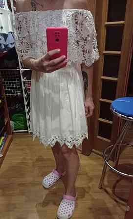 Продам летнее белое платье Донецк