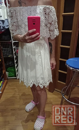 Продам летнее белое платье Донецк - изображение 2