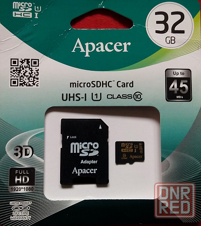APACER карта памяти 32 гБайта + адаптер Донецк - изображение 2