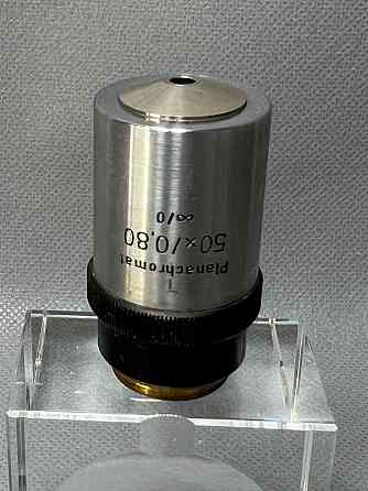 Линза для микроскопа Planachromat 50 x /0,80 , HI100X/1,30 Microscope Objective Lens Донецк
