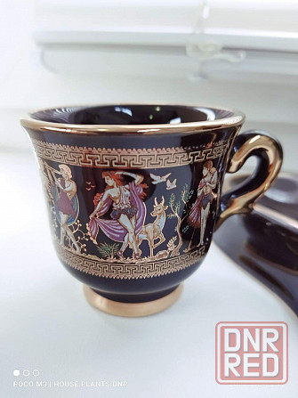 Коллекционная чашка для кофе на подставке Макеевка - изображение 3