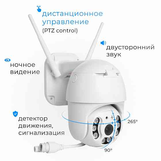Камера видеонаблюдения WiFi робот ТОП #доставка Макеевка