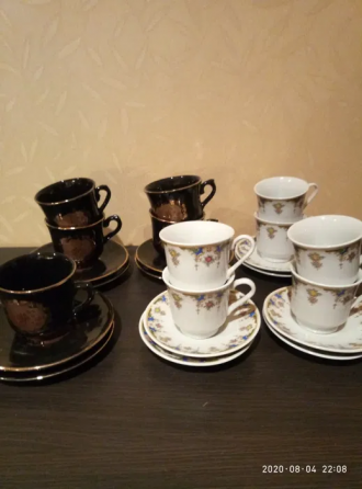 Наборы кофейных чашек с блюдцами Донецк