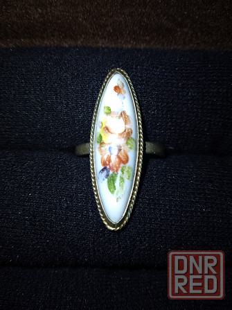Кольцо мельхиор с камнем Донецк - изображение 4