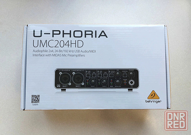 Звуковая карта - Behringer U-PHORIA UMC204HD, внешняя, аудиоинтерфейс Донецк - изображение 2