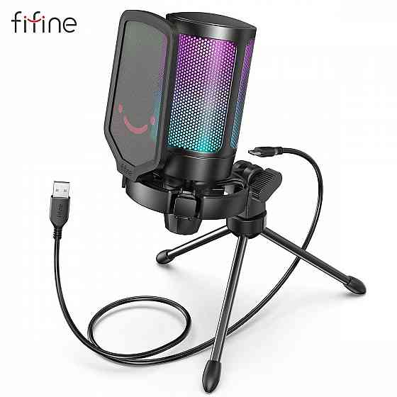 Микрофон - Fifine AmpliGame A6V, конденсаторный, игровой Донецк