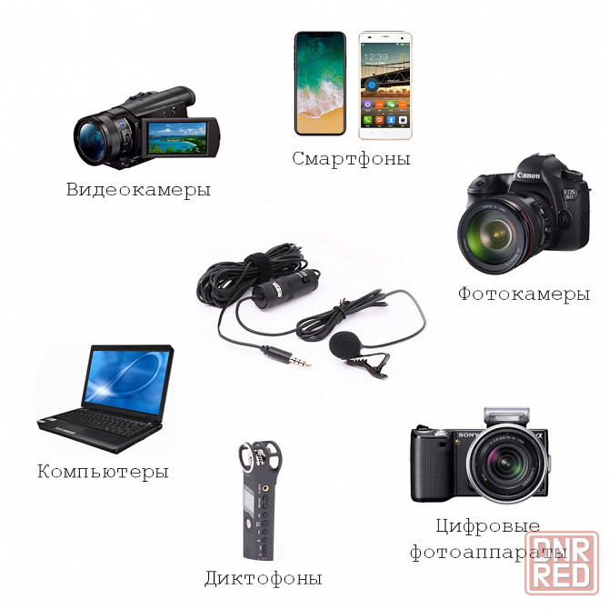 Петличный микрофон Boya BY-M1, 6 м, петличка камеры, телефона, ПК Донецк - изображение 4
