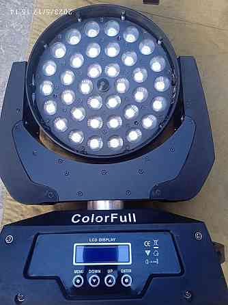 Вращающаяся светодиодная LED голова, прожектор, светомузыка 4 шт. Донецк