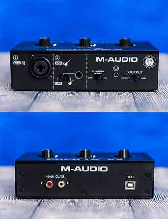 Звуковая карта - M-AUDIO M-Track SOLO, студийная, аудиоинтерфейс, USB Донецк