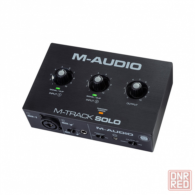 Звуковая карта - M-AUDIO M-Track SOLO, студийная, аудиоинтерфейс, USB Донецк - изображение 1