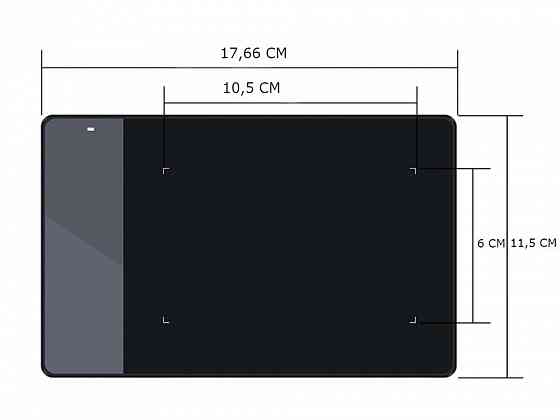 Графический планшет - HUION 420 + 5 наконечников, для рисования Донецк