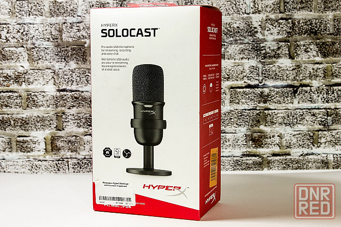 Микрофон - HyperX SoloCast, конденсаторный, USB Донецк - изображение 6
