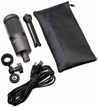 Студийный микрофон - Audio-Technica AT2020 USB+, конденсаторный Донецк