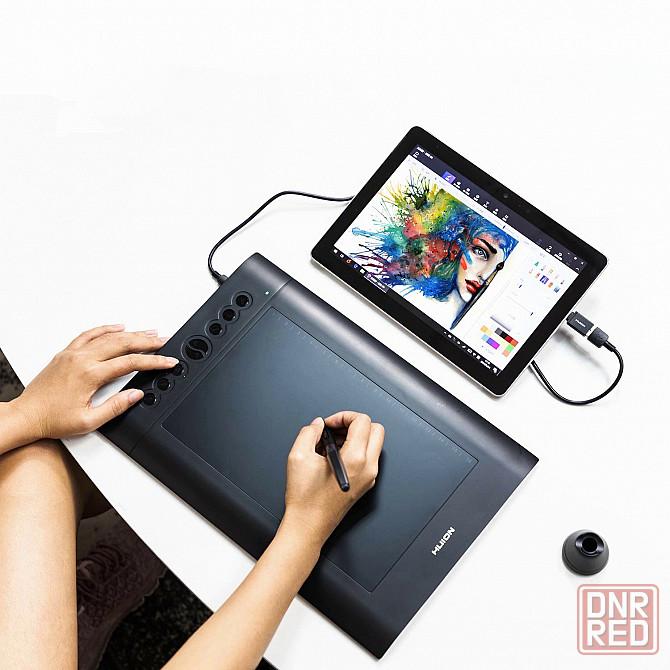 Графический планшет - Huion H610PRO V2 + 8 наконечников, для рисования Донецк - изображение 3