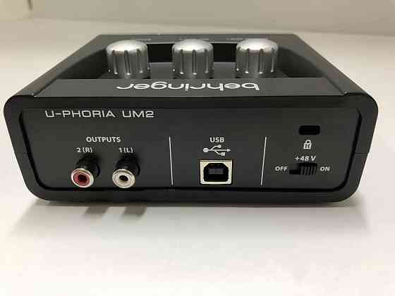 Звуковая карта - Behringer U-PHORIA UM2, аудиоинтерфейс, USB, внешняя Донецк
