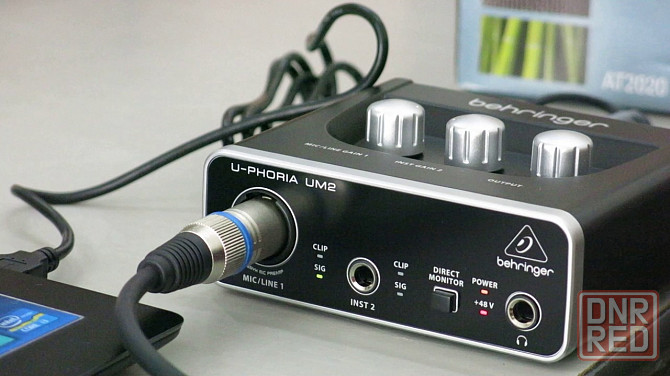 Звуковая карта - Behringer U-PHORIA UM2, аудиоинтерфейс, USB, внешняя Донецк - изображение 4