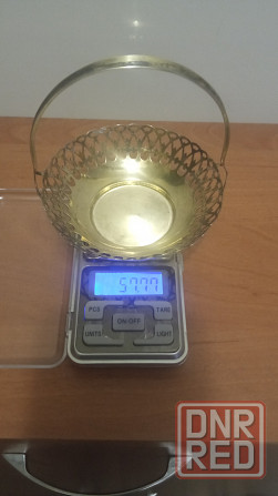 Корзинка конфетница Серебро позолота 875 прооба, 57 грамм. Макеевка - изображение 4