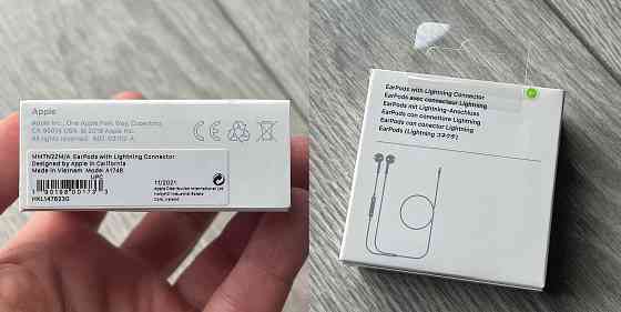 Наушники Apple EarPods, 3.5 и Lighting Донецк