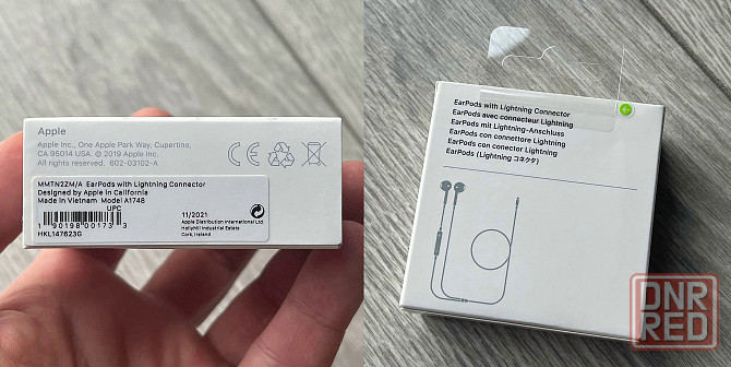 Наушники Apple EarPods, 3.5 и Lighting Донецк - изображение 4