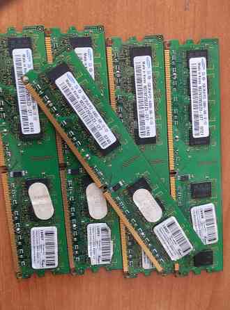 Модуль памяти Transcend 1Gb DDR2 667 DIMM 5-5-5 и еще 5 планок Samsung 1Gb Донецк
