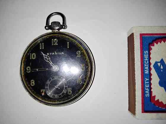 Карманные воинские немецкие трофейные часы STABILA , добыты в январе 1943 года . Макеевка