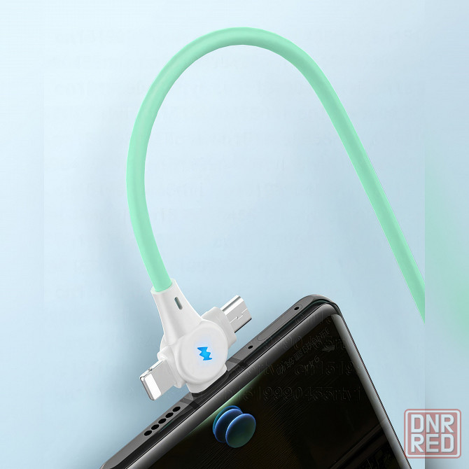 Универсальный кабель для зарядки 3 в 1 / Micro USB, Type-C, Lightning Донецк - изображение 4