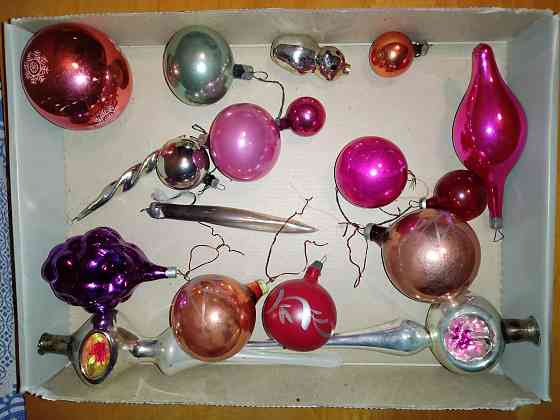 Новогодние елочные украшения производства ссср . Макеевка