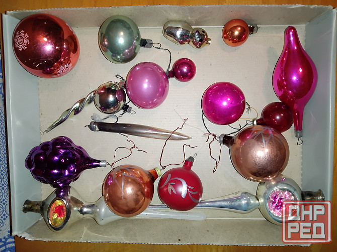 Новогодние елочные украшения производства ссср . Макеевка - изображение 1