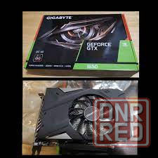 Видеокарта GIGABYTE GeForce GTX 1650 D6 OC (rev. 2.0) [GV-N1656OC-4GD rev2.0] Донецк - изображение 1